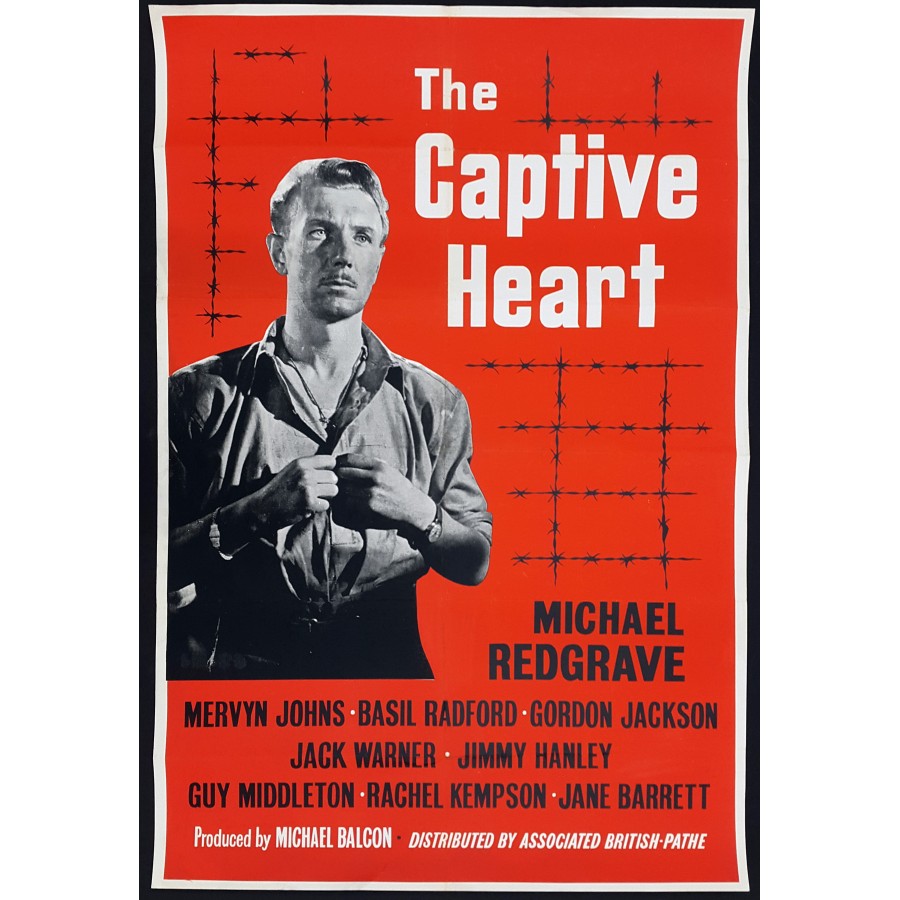 THE CAPTIVE HEART – 1946 aka Never Give Up WWII